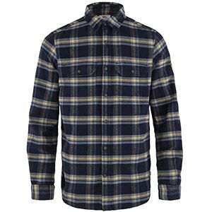 Fjällräven F82978-555-232 Övik Heavy Flannel Shirt, Men, Dark Navy/Buckwheat Brown, XL Fjällräven F82978-555-232 Övik Heavy Flannel Shirt, Men, Dark Navy/Buckwheat Brown, XL