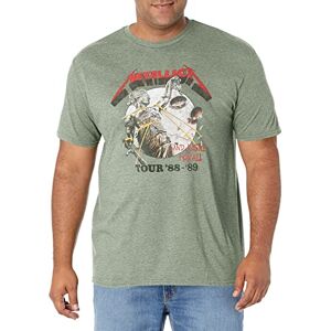 Metallica Men's Limited Edition Justice for All T-Shirt, Heather Military Green, Large Metallica Men's Limited Edition Justice for All T-Shirt, Heather Military Green, Large