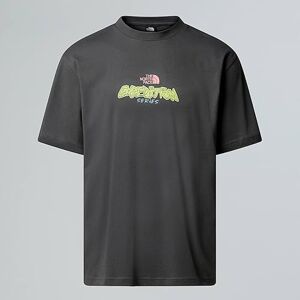 The North Face Unisex Expedition Celebration Oversized T-Shirt, Anthracite Grey, XL The North Face Unisex Expedition Celebration Oversized T-Shirt, Anthracite Grey, XL