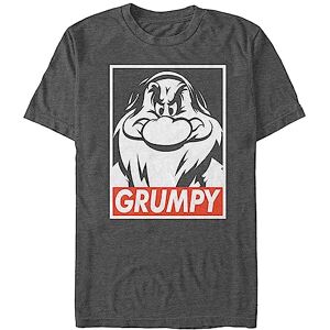 Disney Men's Snow White and Seven Dwarfs Grumpy Graphic T-Shirt, Charcoal Heather, Medium Disney Men's Snow White and Seven Dwarfs Grumpy Graphic T-Shirt, Charcoal Heather, Medium