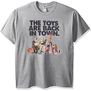 Disney Men's Story The Toys are Back in Town Graphic T-Shirt, Athletic Heather, Medium Disney Men's Story The Toys are Back in Town Graphic T-Shirt, Athletic Heather, Medium