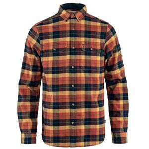 Fjällräven Fjallraven Men's Singi Heavy Flannel Shirt M, Autumn Leaf/Dark Navy, L Fjällräven Fjallraven Men's Singi Heavy Flannel Shirt M, Autumn Leaf/Dark Navy, L