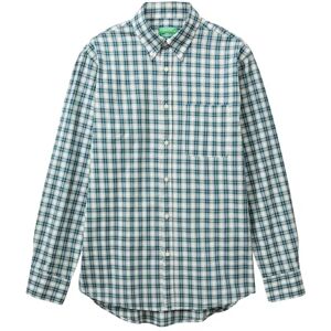 United Colors of Benetton Men's Shirt 52mcuq04b, Green, L United Colors of Benetton Men's Shirt 52mcuq04b, Green, L
