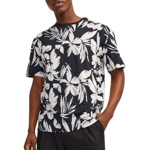 JACK & JONES Men's Jjeff Resort AOP Tee Ss Sn Sweatshirt, Black, S JACK & JONES Men's Jjeff Resort AOP Tee Ss Sn Sweatshirt, Black, S