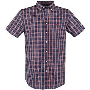 Lonsdale London Brixworth Men's Slim Fit Short-Sleeve Shirt, Mens, Men's Slim Fit Short-Sleeved Shirt, 113711, Red/White/Dark Blue, S Lonsdale London Brixworth Men's Slim Fit Short-Sleeve Shirt, Mens, Men's Slim Fit Short-Sleeved Shirt, 113711, Red/White/Dark Blue, S