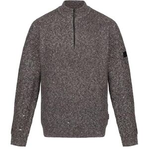 Regatta Mens Solomon Knitted Pullover Sweater, Dark Grey Marl, M UK Regatta Mens Solomon Knitted Pullover Sweater, Dark Grey Marl, M UK