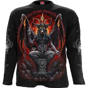 Spiral Baphomet Longsleeve T-Shirt Black XXL Spiral Baphomet Longsleeve T-Shirt Black XXL