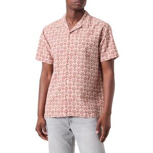 JACK & JONES Men's Jorluke Seersucker Resort Shirt Ss Ln Short-Sleeved, Maple Syrup, M JACK & JONES Men's Jorluke Seersucker Resort Shirt Ss Ln Short-Sleeved, Maple Syrup, M