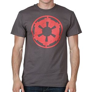 Star Wars Men's Empire Emblem T-Shirt, Charcoal, XL Star Wars Men's Empire Emblem T-Shirt, Charcoal, XL