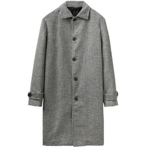 United Colors of Benetton Men's Cappotto 2VVSUN03C Coat, Bianco e Nero 901, 46 United Colors of Benetton Men's Cappotto 2VVSUN03C Coat, Bianco e Nero 901, 46