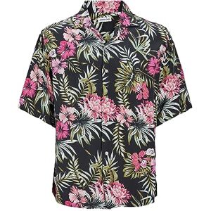 JACK & JONES JACK&JONES PLUS Men's Jjeff AOP Resort Shirt Ss Sn Pls Quilted Jacket, Pink Nectar, 5XL JACK & JONES JACK&JONES PLUS Men's Jjeff AOP Resort Shirt Ss Sn Pls Quilted Jacket, Pink Nectar, 5XL