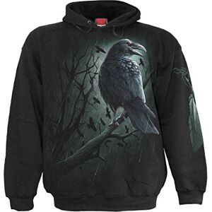 Spiral Men Shadow Raven Hoody Black,M Spiral Men Shadow Raven Hoody Black,M