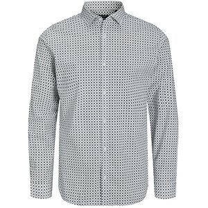 JACK & JONES Men's Jprblablackpool Stretch Shirt LS Aw23 Sn Polo, White/fit: Slim fit, S JACK & JONES Men's Jprblablackpool Stretch Shirt LS Aw23 Sn Polo, White/fit: Slim fit, S