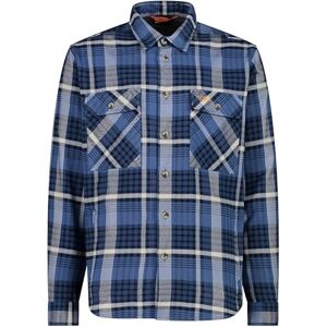 CMP Men's Flannel Shirt, Olive-Black-White, 54 CMP Men's Flannel Shirt, Olive-Black-White, 54