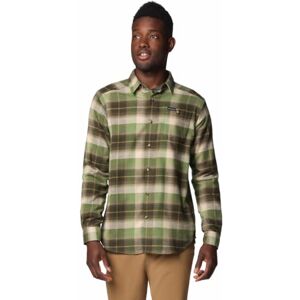 Columbia Cornell Woods Flannel Shirt - Stone Green - Men Columbia Cornell Woods Flannel Shirt - Stone Green - Men
