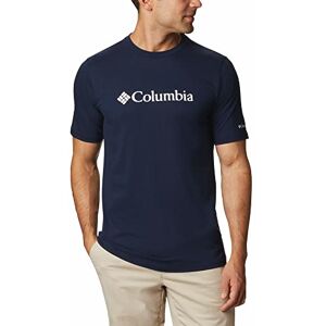 Columbia Men's CSC Basic Logo Short Sleeve Short Sleeve Shirt, Collegiate Navy x White, Size XXL Columbia Men's CSC Basic Logo Short Sleeve Short Sleeve Shirt, Collegiate Navy x White, Size XXL