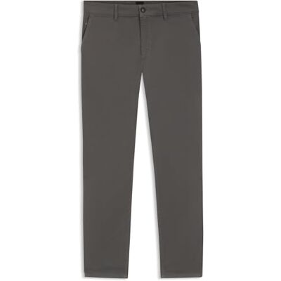 Boss Mens Chino Tapered Tapered-fit Chinos in Stretch-Cotton Satin Boss Mens Chino Tapered Tapered-fit Chinos in Stretch-Cotton Satin