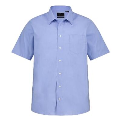 JP 1880 Men's Large Sizes Plus Sizes Menswear L-8XL Shirt, Business, Half Sleeve, Vario Collar, up to 8XL, Comfort Fit, Easycare, Light Blue, XXL 705178700-XXL, lightblue, XXL JP 1880 Men's Large Sizes Plus Sizes Menswear L-8XL Shirt, Business, Half Sleeve, Vario Collar, up to 8XL, Comfort Fit, Easycare, Light Blue, XXL 705178700-XXL, lightblue, XXL