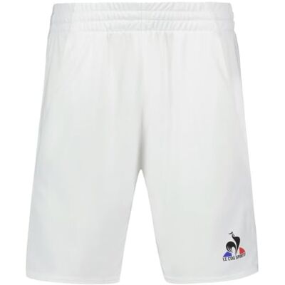 Le Coq Sportif Men's Tennis Short N°3 M New Optical White/Dre Shorts Le Coq Sportif Men's Tennis Short N°3 M New Optical White/Dre Shorts