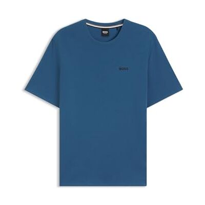 Boss Mens Waffle T-Shirt, Structured Design Short Sleeve Blue 462 XL Boss Mens Waffle T-Shirt, Structured Design Short Sleeve Blue 462 XL
