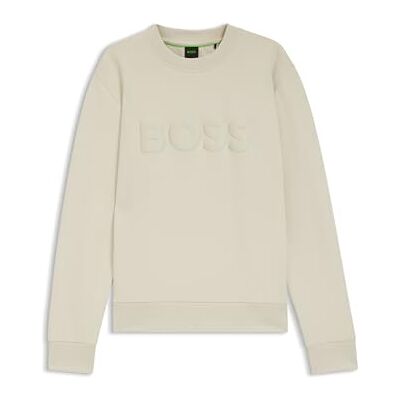 Boss Men's Sweatshirt, Light Beige 272, XXL Boss Men's Sweatshirt, Light Beige 272, XXL