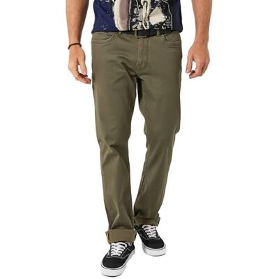 Joe Browns Male Herringbone Straight Fit Jeans, AX7, Khaki, UK 38 Joe Browns Male Herringbone Straight Fit Jeans, AX7, Khaki, UK 38