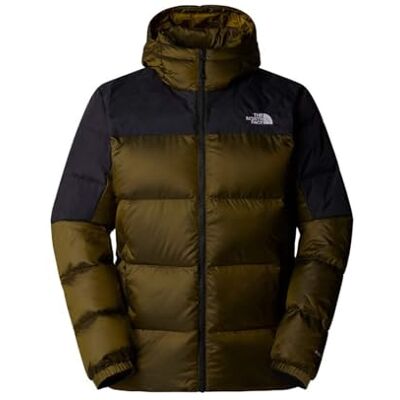 The North Face Men's Diablo Down Hoodie Jacket, Moss Green Black Heathe, XXL The North Face Men's Diablo Down Hoodie Jacket, Moss Green Black Heathe, XXL