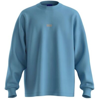Hugo Boss Men's Naviu Sweatshirt, Light/Pastel Blue, XL Hugo Boss Men's Naviu Sweatshirt, Light/Pastel Blue, XL