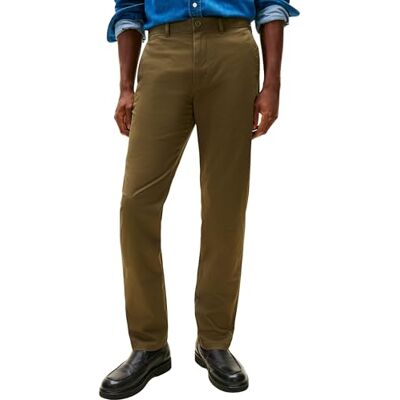 Tommy Hilfiger Men Denton Essential Twill MW0MW40262 Chino, Khaki, 32W / 32L Tommy Hilfiger Men Denton Essential Twill MW0MW40262 Chino, Khaki, 32W / 32L