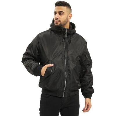 Brandit MA1 Sweat Hooded Jacket, Color: black, Size: M Brandit MA1 Sweat Hooded Jacket, Color: black, Size: M