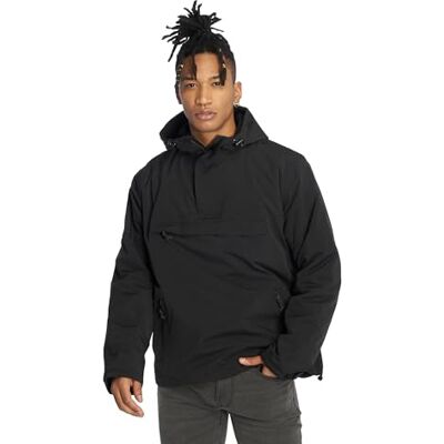 Brandit Men's Windbreaker Jacket Black 1, 5XL Brandit Men's Windbreaker Jacket Black 1, 5XL