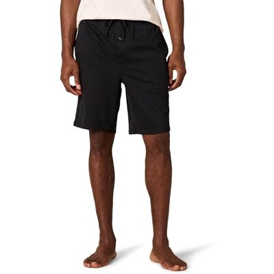 Amazon Essentials Men's 23 cm Knitted Pyjama Shorts (Available in Big & Tall), Black, XS Amazon Essentials Men's 23 cm Knitted Pyjama Shorts (Available in Big & Tall), Black, XS