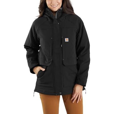Carhartt , Women's, Super Dux™ Relaxed Fit Insulated Traditional Coat, Black, XL Carhartt , Women's, Super Dux™ Relaxed Fit Insulated Traditional Coat, Black, XL