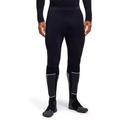 FALKE Men's Maximum Warm 3/4 M Ti Functional Yarn Quick Dry 1 Piece Base Layer Bottom, Black 3000 Trend, M FALKE Men's Maximum Warm 3/4 M Ti Functional Yarn Quick Dry 1 Piece Base Layer Bottom, Black 3000 Trend, M