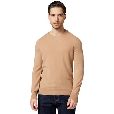 NAADAM Men's The Original Cashmere Crewneck Jumper Sweater, Camel, XL NAADAM Men's The Original Cashmere Crewneck Jumper Sweater, Camel, XL