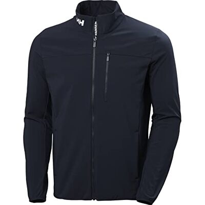 Helly Hansen Men's Crew Softshell Jacket 2.0, Navy, M Helly Hansen Men's Crew Softshell Jacket 2.0, Navy, M