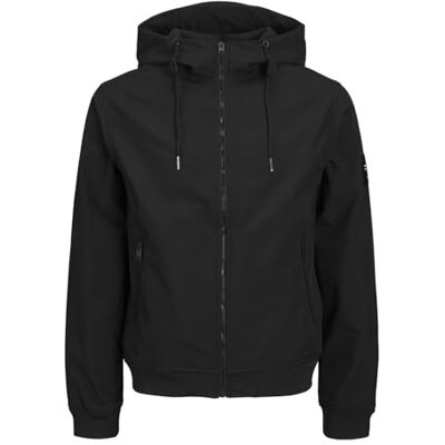 JACK & JONES Mens Multi Quilted Jacket Plus Size Outerwear Black 4XL JACK & JONES Mens Multi Quilted Jacket Plus Size Outerwear Black 4XL