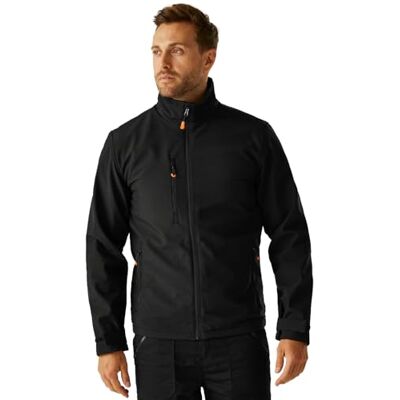 Regatta Mens Thermogen Heated Softshell Insulated Jacket, Black, XXL EU Regatta Mens Thermogen Heated Softshell Insulated Jacket, Black, XXL EU