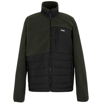 Regatta Mens Frankie Borg Full Zip Hybrid Fleece Warm Winter Layer Top Regatta Mens Frankie Borg Full Zip Hybrid Fleece Warm Winter Layer Top