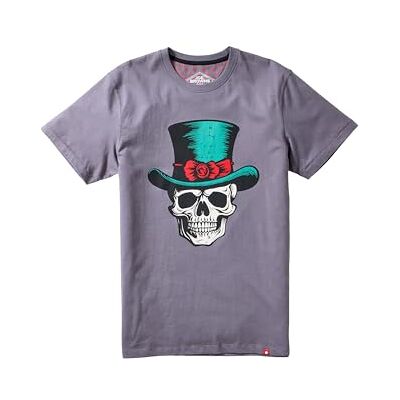 Joe Browns Mens Men’s Top Hat Graphic Tee Regular Charcoal UK M Joe Browns Mens Men’s Top Hat Graphic Tee Regular Charcoal UK M