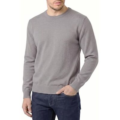 Castle Point Men’s 100% Cotton Knitted Jumper Lightweight Crew Neck Pullover Sweater Classic Everyday Casual Knitwear (Grey, M) Castle Point Men’s 100% Cotton Knitted Jumper Lightweight Crew Neck Pullover Sweater Classic Everyday Casual Knitwear (Grey, M)