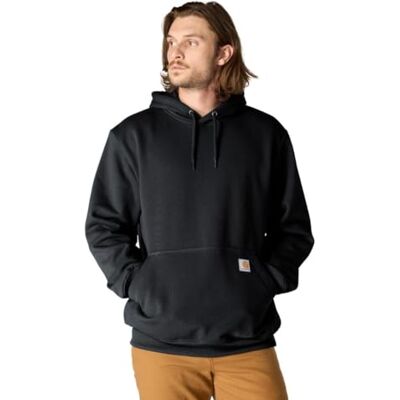 Carhartt Men's Loose Fit Midweight Full-Zip Sweatshirt, Black, XL Carhartt Men's Loose Fit Midweight Full-Zip Sweatshirt, Black, XL