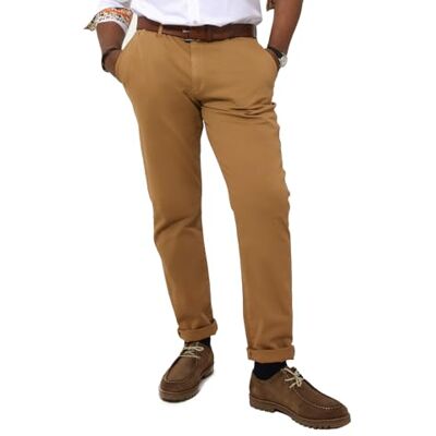 Joe Browns Mens Straight Leg Chino Trousers Casual Pants, Tobacco, 36W / 34L UK Joe Browns Mens Straight Leg Chino Trousers Casual Pants, Tobacco, 36W / 34L UK