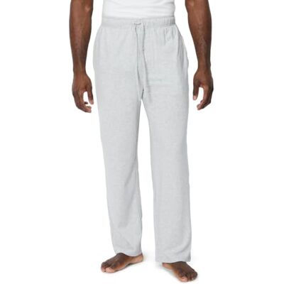 Amazon Essentials Men's Cotton-Modal Pyjama Bottoms, Sleep Trousers, Light Grey Heather, XS Amazon Essentials Men's Cotton-Modal Pyjama Bottoms, Sleep Trousers, Light Grey Heather, XS