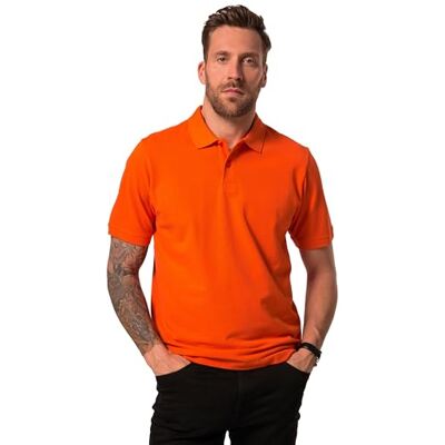 JP 1880 Men's Large Sizes Plus Sizes Menswear L-8XL Polo Shirt, Basic, Half Sleeve, Piqué, L to 10XL 702560, Orange, XXL JP 1880 Men's Large Sizes Plus Sizes Menswear L-8XL Polo Shirt, Basic, Half Sleeve, Piqué, L to 10XL 702560, Orange, XXL
