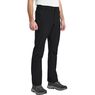 Jack Wolfskin Men Softshell Pants Holdsteig - Windproof, Breathable, Flexible Jack Wolfskin Men Softshell Pants Holdsteig - Windproof, Breathable, Flexible