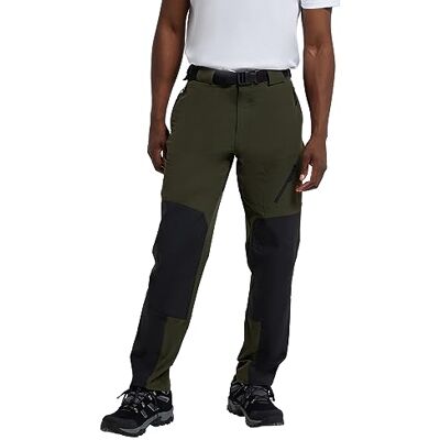 Mountain Warehouse Forest Mens Trekking Trousers Breathable & Stretchy Water Resistant Hiking Pants with UPF+50, 4-Way-Stretch for Tailored Fit, Best for Walking & Summer Mountain Warehouse Forest Mens Trekking Trousers Breathable & Stretchy Water Resistant Hiking Pants with UPF+50, 4-Way-Stretch for Tailored Fit, Best for Walking & Summer