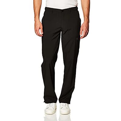 WINK Wonder 5355XBLAC5XL W123 Men's Flat Front Cargo Pocket Pant, Black, Extended-5XL Size WINK Wonder 5355XBLAC5XL W123 Men's Flat Front Cargo Pocket Pant, Black, Extended-5XL Size