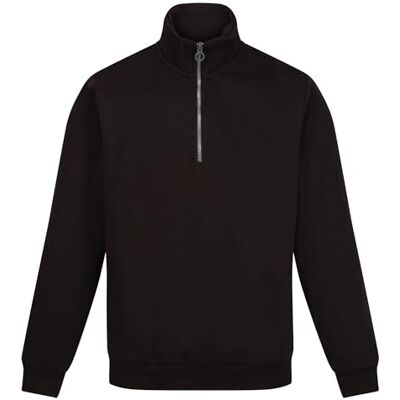 Regatta Mens Pro 1/4 Zip Sweatshirt Black Regatta Mens Pro 1/4 Zip Sweatshirt Black