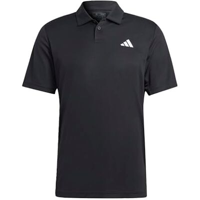 adidas Men's Club Tennis Polo Shirt, Black, S adidas Men's Club Tennis Polo Shirt, Black, S